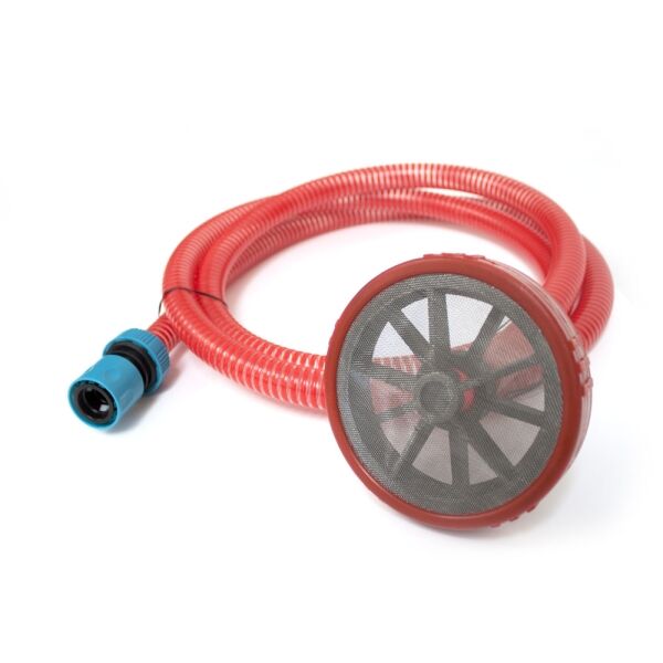 Set 2,5m 3/4" sacia hadica, plastové sitko a rýchlospojkový adaptér – Obrázok 4