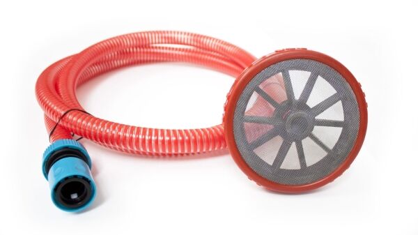 Set 2,5m 3/4" sacia hadica, plastové sitko a rýchlospojkový adaptér – Obrázok 11