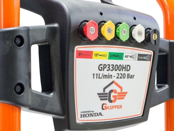 Gaspper GP3300HD Pro Pressure Washer, Honda, 5.5 HP, 220 bar/3.200 PSI - Image 9