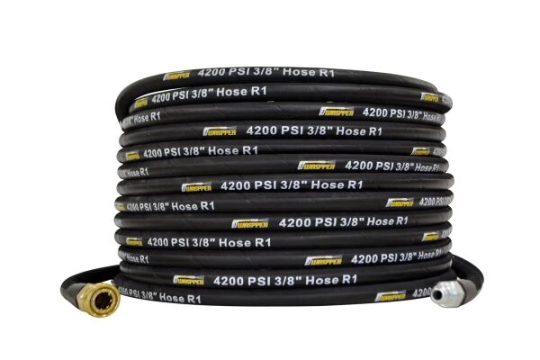 Gumená hadica s 3/8“ QC konektorom– M 3/8“ QC- F 30,5m – Obrázok 2