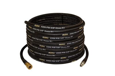 10m Rubber Hose with Connectors QC