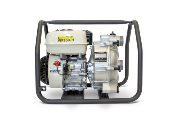 Čerpadlo na špinavú/kalovú vodu, Výtlak 28 m, Benzínový motor Honda, WASPPER WP20D-H – Obrázok 4