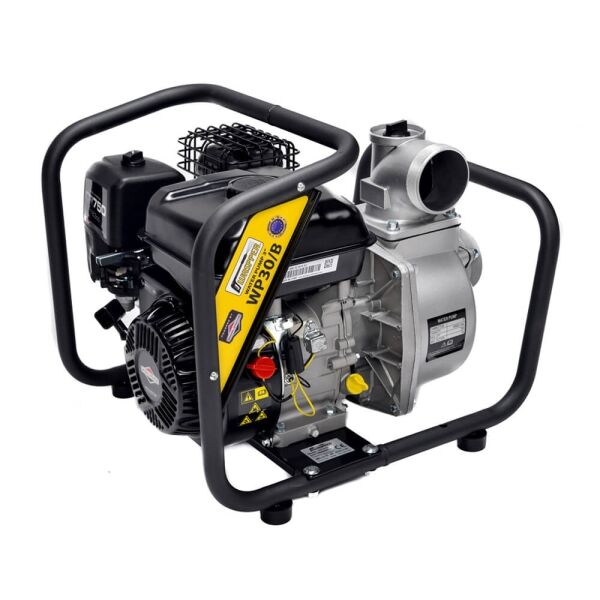 Čerpadlo na čistú/jemne znečistenú vodu, Výtlak 30 m, Benzínový motor Briggs & Stratton, WASPPER WP30-B – Obrázok 3