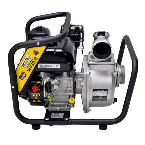 Čerpadlo na čistú/jemne znečistenú vodu, Výtlak 30 m, Benzínový motor Briggs & Stratton, WASPPER WP30-B – Obrázok 4