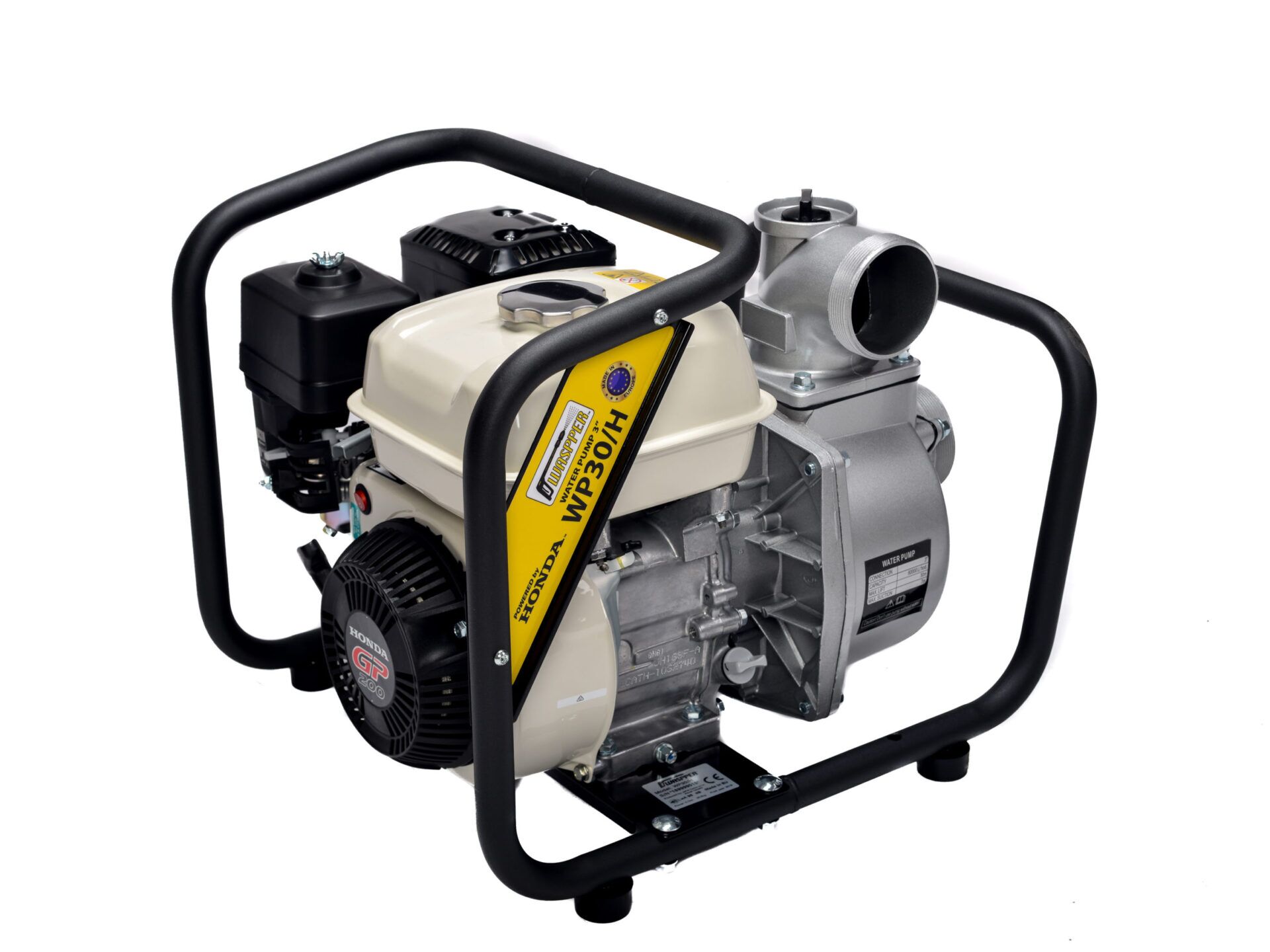 Honda Engine Powered Clean/Semi-trash Water Pump, 30m Water Lift, Heavy-Duty, Petrol Engine, by WASPPER WP30-H - Image 3