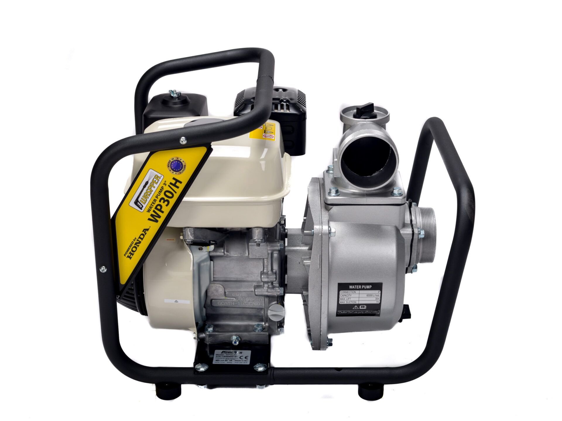 Honda Engine Powered Clean/Semi-trash Water Pump, 30m Water Lift, Heavy-Duty, Petrol Engine, by WASPPER WP30-H - Image 8