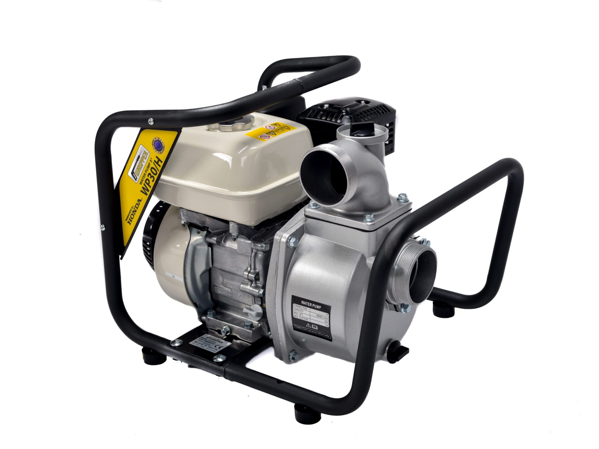 Honda Engine Powered Clean/Semi-trash Water Pump, 30m Water Lift, Heavy-Duty, Petrol Engine, by WASPPER WP30-H - Image 9