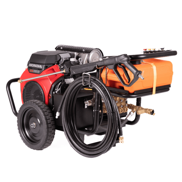 Gaspper GP5000HC Pro Pressure Washer, Honda GX630, 20.8 HP, 350 bar/5.000 PSI - Image 2