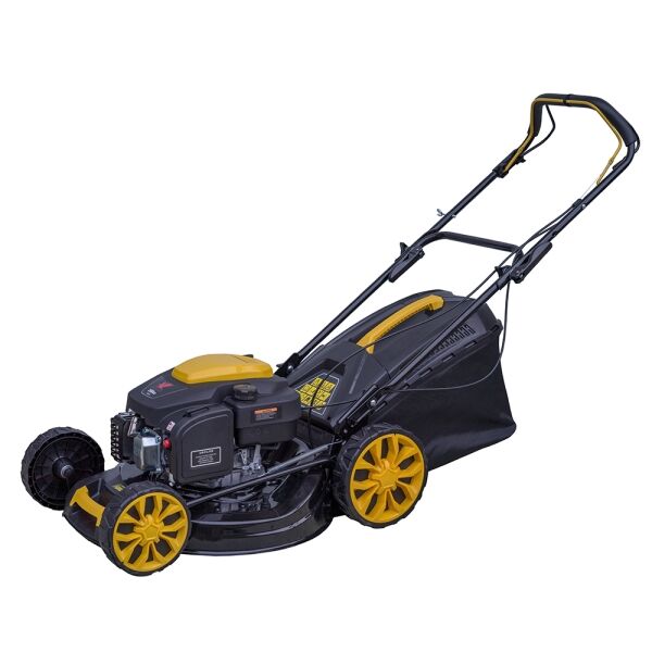 Benzínová kosačka WASPPER s výkonom 3,8 kW, pohonom a záberom 51 cm je vynikajúcou voľbou na pohodlné kosenie trávnatých plôch s veľkou rozlohou.