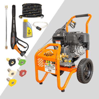 Gaspper GP4000BDH Pro Pressure Washer, Briggs&Stratton, 13.5 HP, 275 bar/4.000 PSI