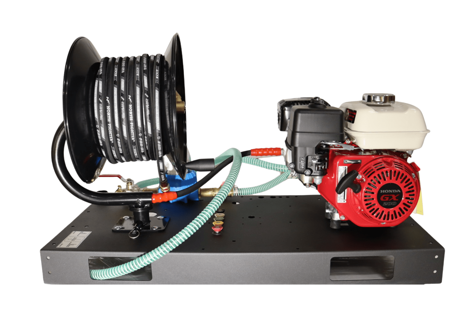 Motor Platform with Hose Reel GE1065HD, Honda GX200, 3200psi/ 220bar - Image 2