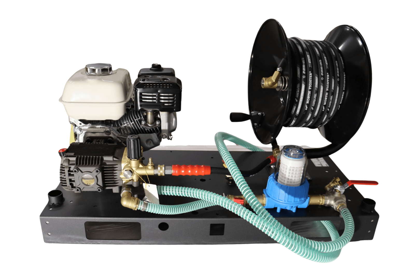 Motor Platform with Hose Reel GE1065HD, Honda GX200, 3200psi/ 220bar - Image 6
