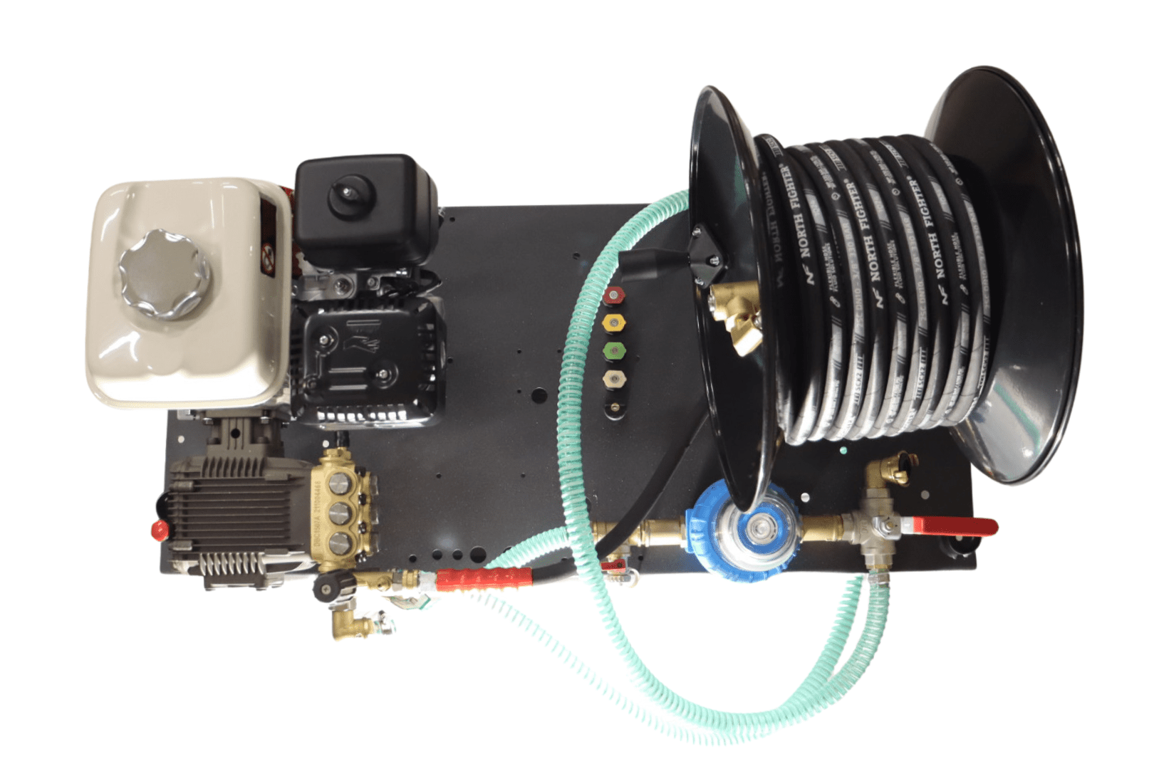 Motor Platform with Hose Reel GE1065HD, Honda GX200, 3200psi/ 220bar - Image 7