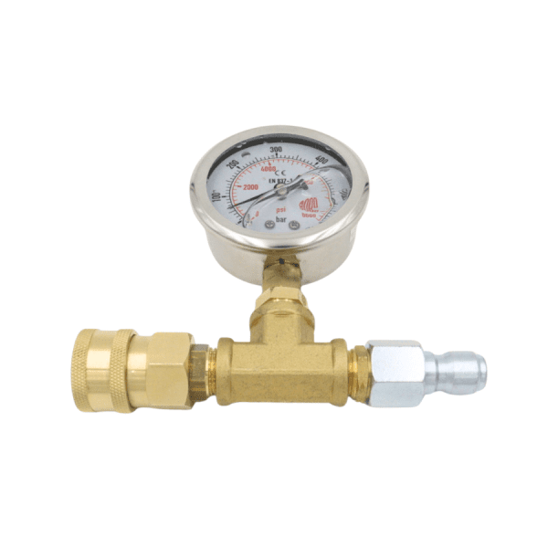 Pressure Gauge Assembly, max. 600 bar, with 3/8″ Quick Couplers - Image 6