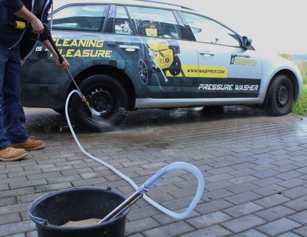 Pieskovacia sada 4000PSI SA000-SB002 Profi - Mosadz – Obrázok 6