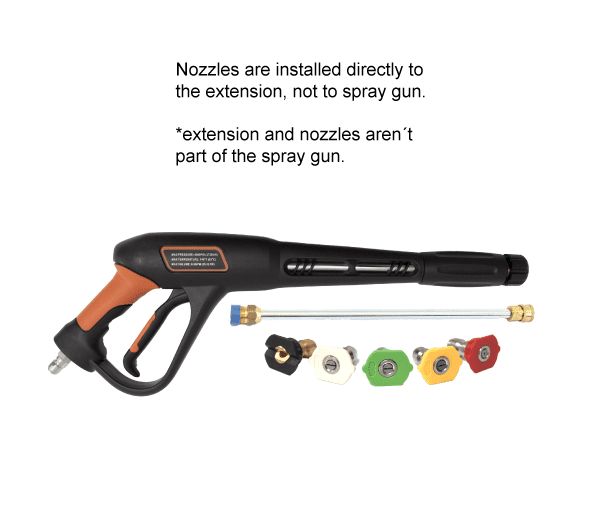 Pressure gun QC3/8" AP000-PG003 for Gaspper GP3300DA - Image 2