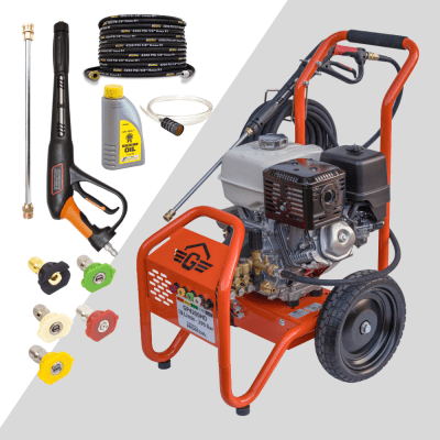 Gaspper GP4200HD Pro Pressure Washer, Honda, 15.0 HP, 290 bar/4 200 PSI