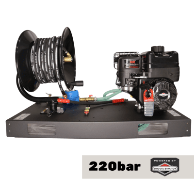 Motor Platform with Hose Reel GE1065BD, Briggs & Stratton XR950, 3200psi/ 220bar