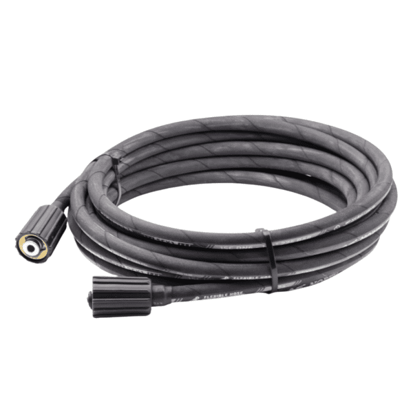 Vysokotlaková gumená hadica 8m 1/4“ 225bar, pre elektrický vysokotlakový čistič W2200EA – Obrázok 2