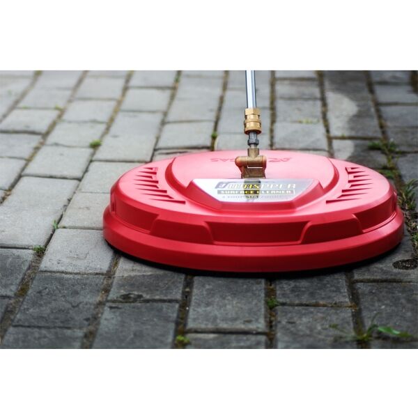 Faster Cleaning & Reduced Mess with Surface Cleaner Attachment. Upgrade your cleaning experience with our optional surface cleaner with rotating nozzle. This attachment tackles larger areas efficiently, minimizing the splatter and airborne debris associated with standard spray nozzles.