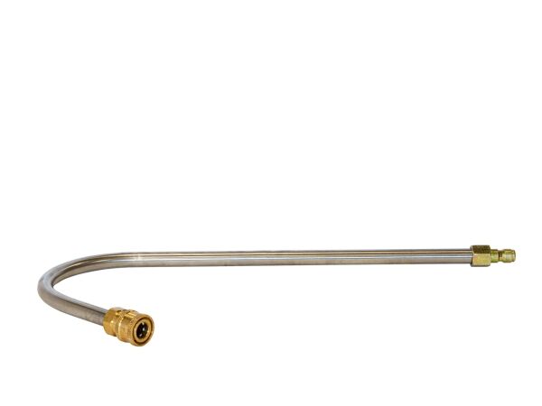 Curved stainless steel extension 53 cm for a spray gun SA000-GCM14QCB - Image 3