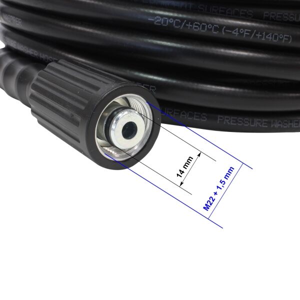 Pressure gun kit, extension, nozzles, hose - Image 6