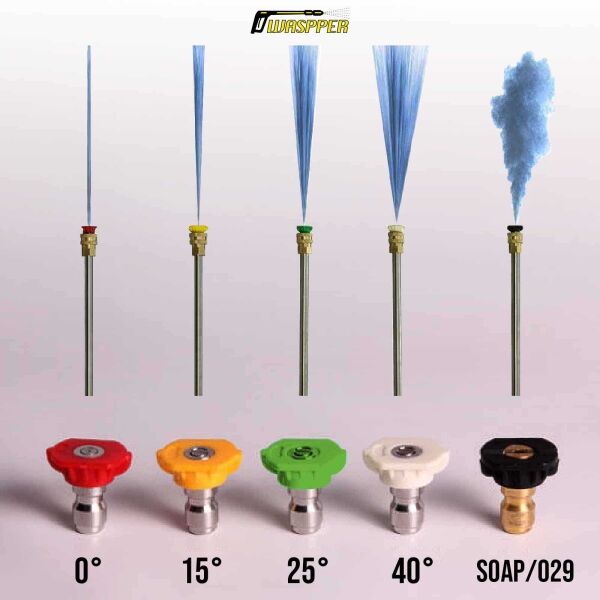 Detergent nozzle for pressure washer