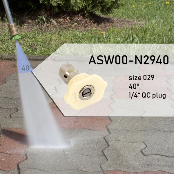 Detergent nozzle for pressure washer