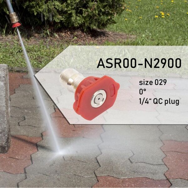 Detergent nozzle for pressure washer