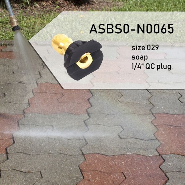 Detergent nozzle for pressure washer