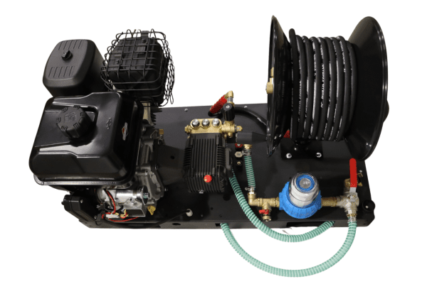 Motor Platform with Hose Reel