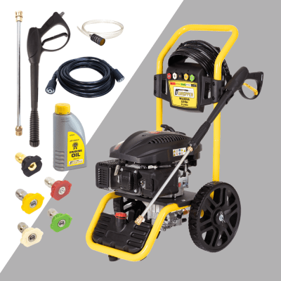 Waspper W3200VA Pressure Washer, Peggas, 4.3 HP, 220 bar / 3.200 PSI