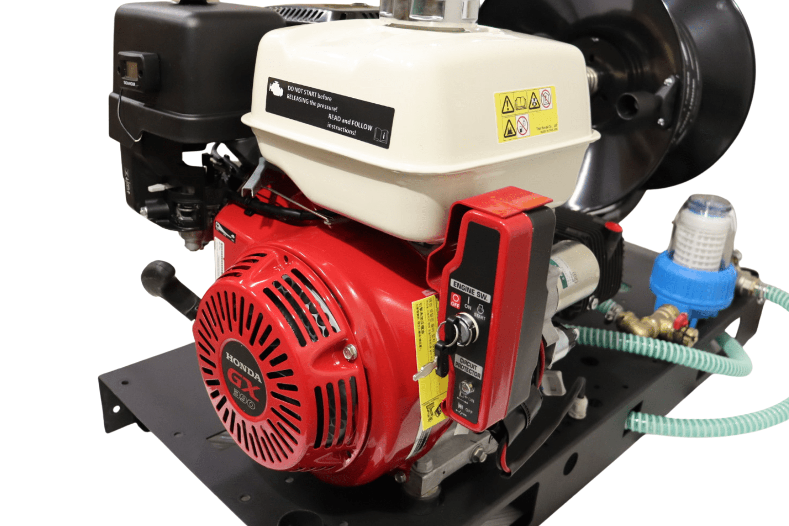 Motorová platforma s navijakom GE1013XR, Honda GX390, 4200 psi / 290 bar – Obrázok 14