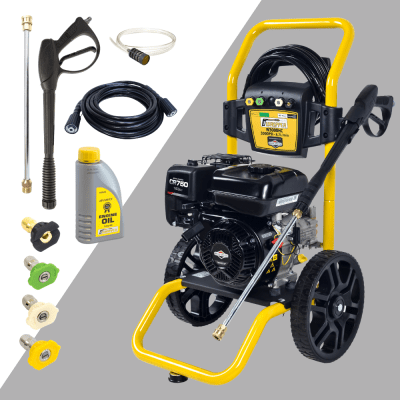 Waspper W3000HC benzínový vysokotlakový čistič, Briggs & Stratton, 207 bar / 3.000 PSI