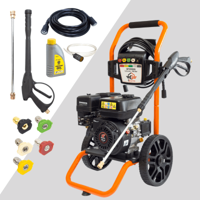 Gaspper GP3300HA Pro Pressure Washer, Peggas, 5.5 HP, 220 bar/3.200 PSI